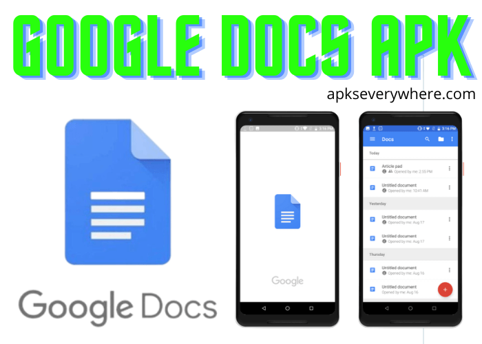 Google Docs Apk for Android 2022